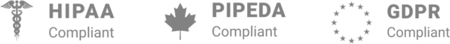 HIPAA, PIPEDA, GDPR Compliance