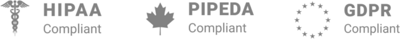 HIPAA, PIPEDA, GDPR Compliance