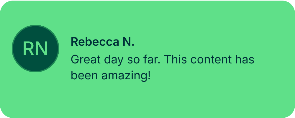 ModernNurseLive-Testimonial-RebeccaN ModernNurseLive-Testimonial-RebeccaN